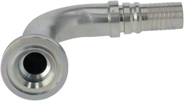 Alfagomma - SFSH252090H130G2 - Hydraulic Coupling 4sh-dn25 with Flange Diameter 54.0 mm 90° h130