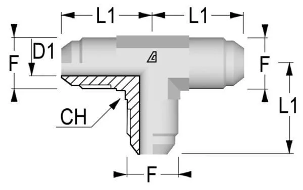 Alfagomma - T08 - T-Stud M 1/2 Unf