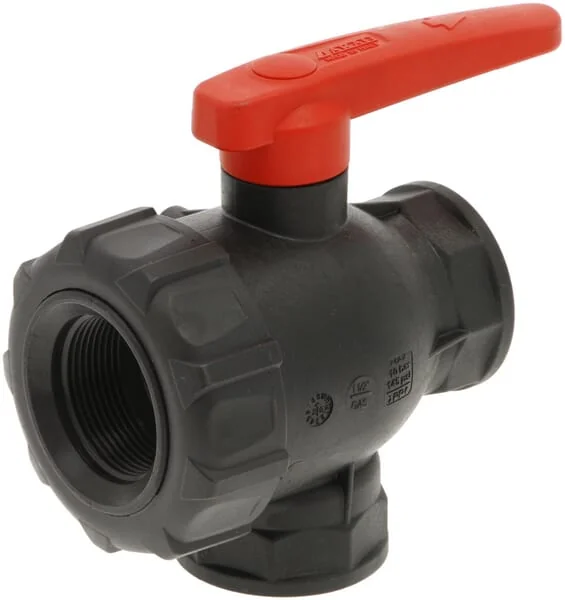 AMAZONE - ZF1246 - 3-Way Ball Valve 1 1/2 Inch #0E