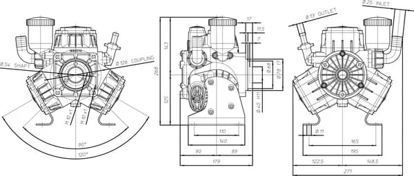 Annovi Reverberi - 16286AR - Pump AR 303 SP SGC Blueflex