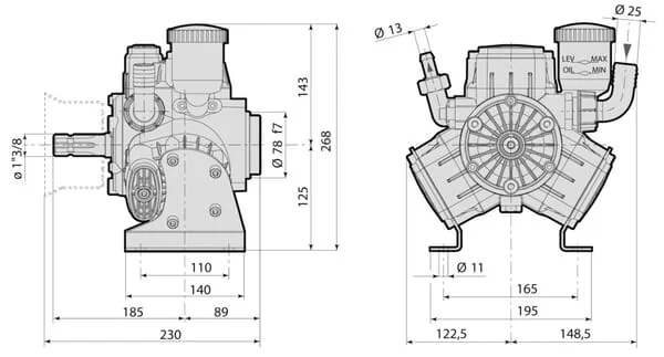 Annovi Reverberi - 16287AR - Pump AR 403 SP SGC Blueflex
