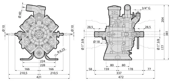 Annovi Reverberi - 16297AR - Pump AR 1064 AP C/SP SGC Blueflex