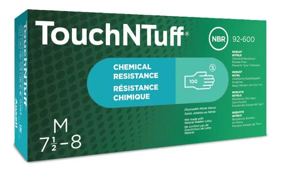Ansell - 92600100 - Gloves Touchntuff® 92-600 9.5-10/XL, 100 Pieces