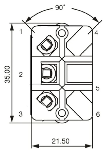 APEM - 3631NF2 - On/Off Switch