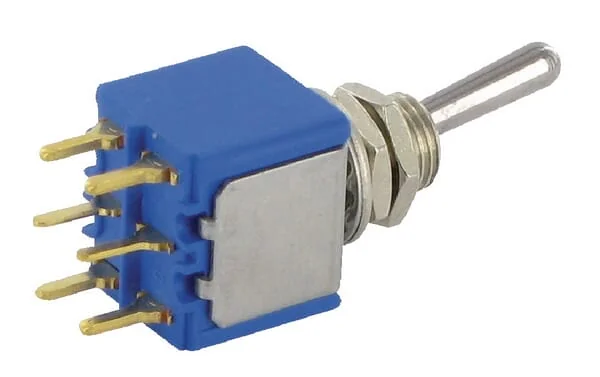 APEM - 5246CDB - Switch mini ON-ON 2-pole