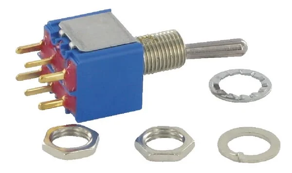 APEM - 5249CDB - Switch Mini On-Off-On 2-Pole