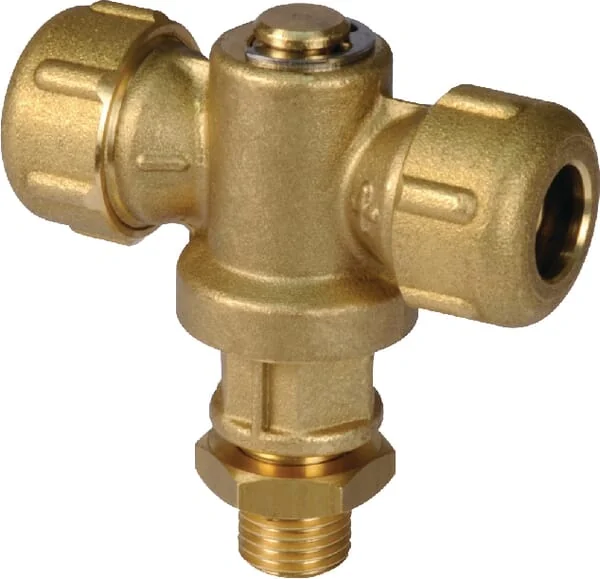 Arag - 0058320900 - Nozzle Holder 2-Way Brass 1/4m