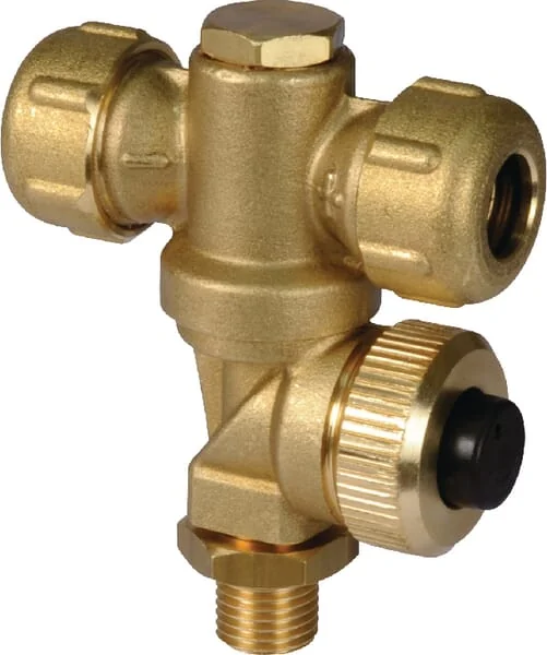 Arag - 0058420900 - Nozzle Holder 2-Way Brass 1/4m