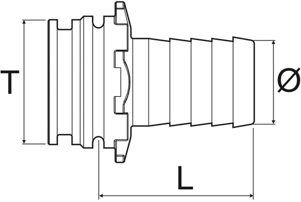 Arag - 1091520 - Straight Pipe Fitting 20 mm With External Connection T5