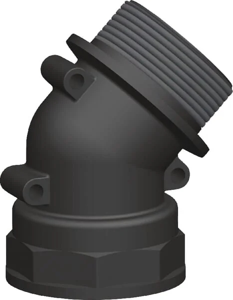 Arag - 127077 - Bend 45° 2" Female/Male Thread
