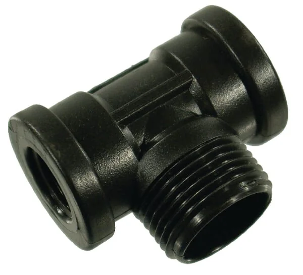 Arag - 133024 - T-Piece 2x Female 1/2" + 1x Male 1"