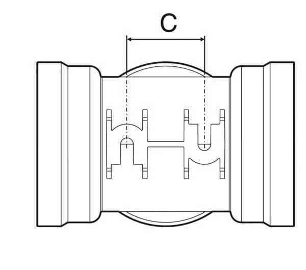 Arag - 139033 - T-Piece 3x Fork Couplings T3