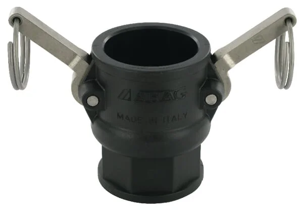 Arag - 18105D - Camlock Coupler Type D 1-1/4" Female Thread, Polypropylene