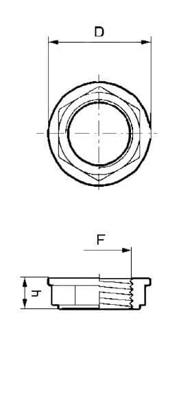 Arag - 205010 - Swivel Nut Flat 3/8"
