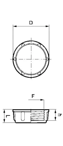 Arag - 2102030 - Female Threaded Cap 3/4"