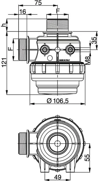 ARAG - 3102053 - SUCTION FILTER 1 1/4 60 L/MIN