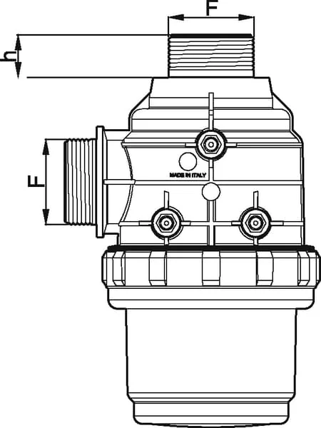 Arag - 3132053 - Arag Suction Filter 1 1/4" 80-100