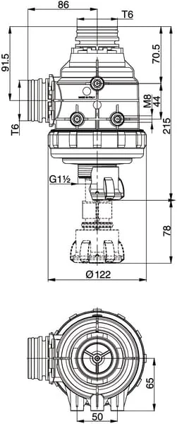 Arag - 31324E3 - Arag Suction Filter T6 80-120 l/min 50 Mesh
