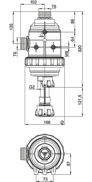 Arag - 31624E3 - Arag Suction Filter 160-220L T6