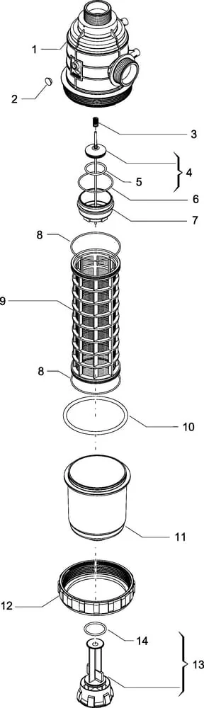Arag - 3172473 - Suction Filter 2" 200-260 L/Min