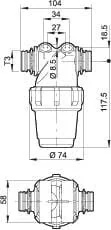 Arag - 32220B35 - Arag Pressure Filter T3 80-100 L/min 80 Mesh