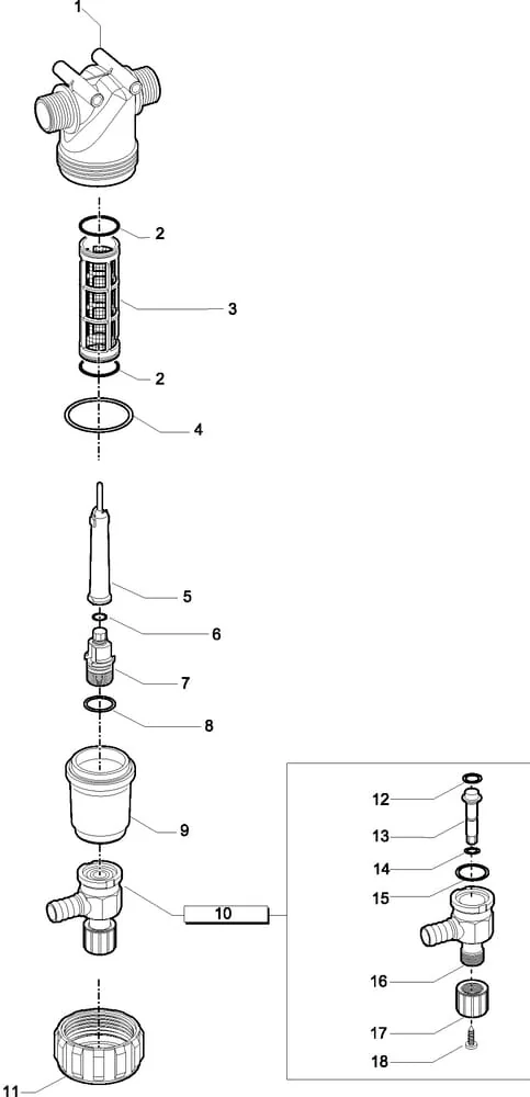 ARAG - 3224143 - SELF-CLEANING PRESSURE FILTER