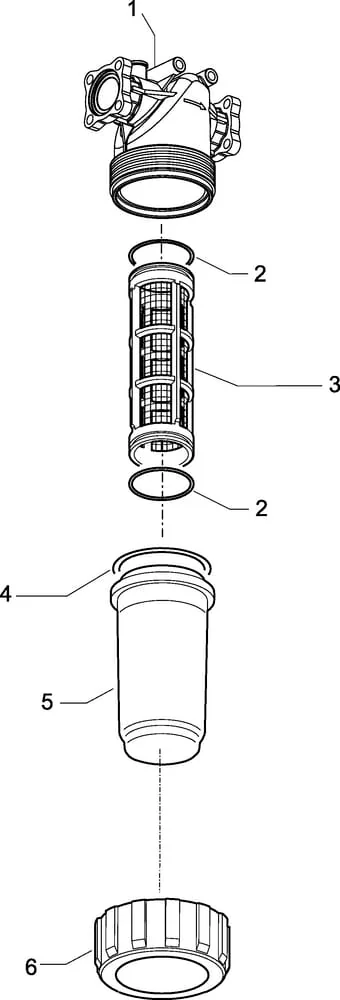 Arag - 3229013 - Filter Complete 150 L/Min With Flanged Housing
