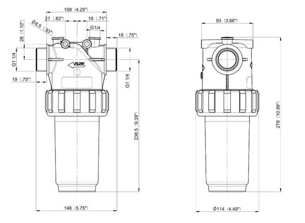 Arag - 3262052 - Pressure Filter 1 1/4" 32Mesh