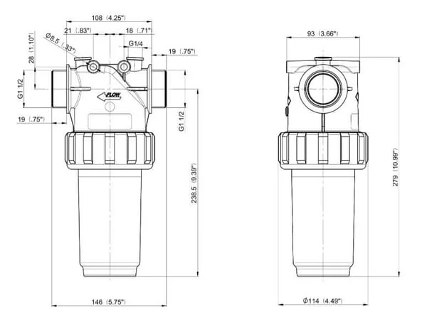 ARAG - 3262063 - pressure filter 1 1/2"