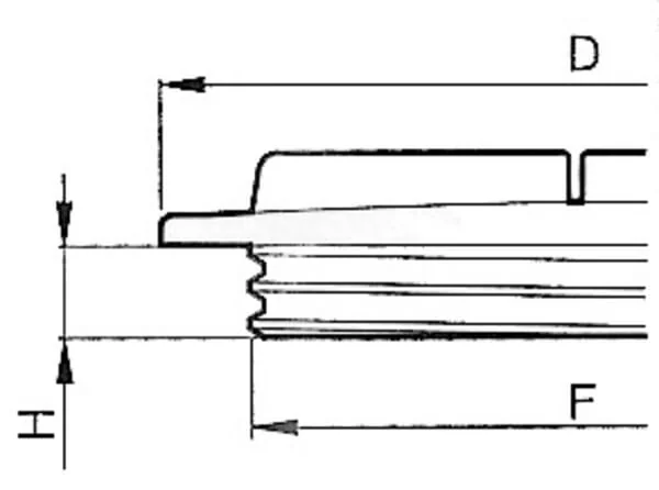 ARAG - 3522040 - SCREW COVER WITH DOUBLE VENT