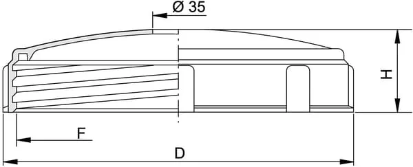 Arag - 354320 - Round Lid, 240 mm