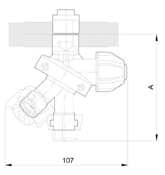 ARAG - 4012767 - Nozzle holder 3 nozzle conn. v. 1\ bu"