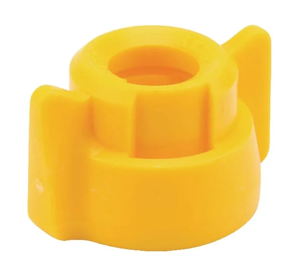 Arag - 40290406P025 - Nozzle Cap, Bayonet, Diameter 12.6, Yellow, With Gasket, 25 Pack, Arag