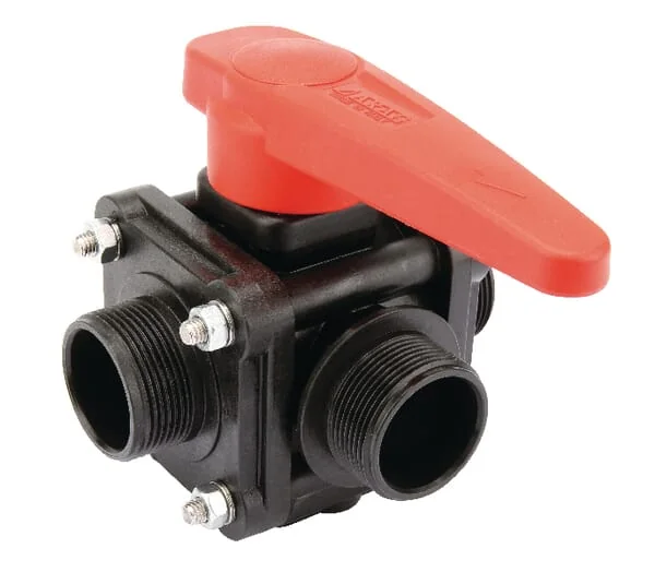 Arag - 453015E66 - Ball Valve 3-Way 1 1/2" M