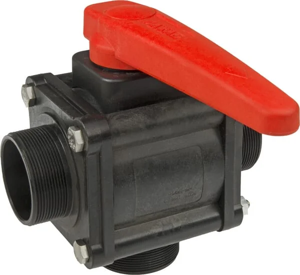 Arag - 453025E66 - Ball Valve 3-Ways 1 1/2" M