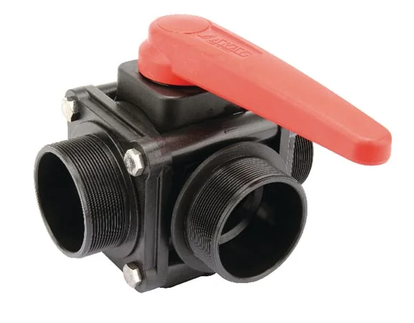 Arag - 453217E99 - Ball Valve 3-Way 3 Stainless Steel T-Ball