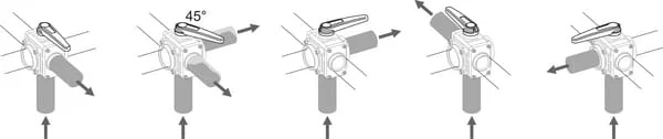 Arag - 453257A97 - Ball Valve 5-Way 3 Female