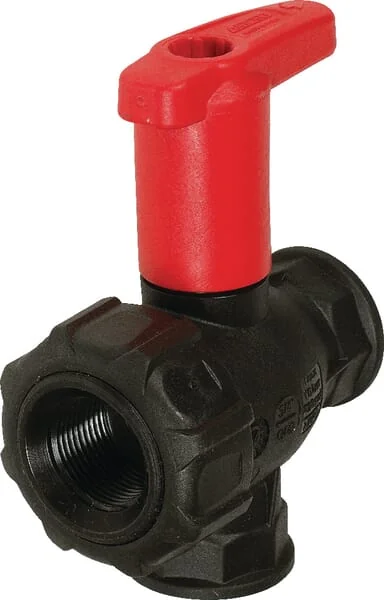 Arag - 45521113A - Ball Valve 3/4" - Interrupted, Long Handle 3-Way