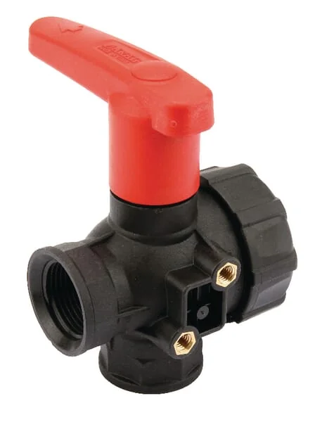 Arag - 45521114A - Ball Valve 1" - Interrupted, Long Handle 3-Way