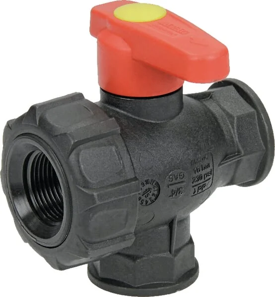 ARAG - 45531112 - 3-Way Valve 1/2 PVC