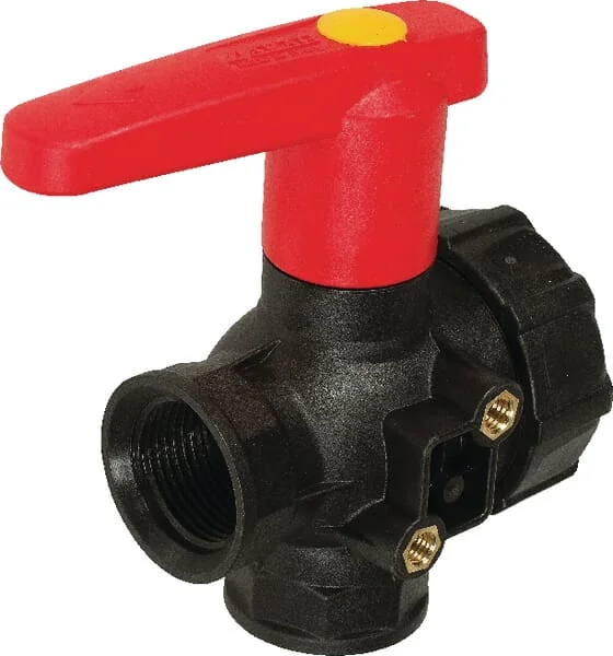 Arag - 45531114A - Ball Valve 1" - Continuous, Long Handle 3-Way