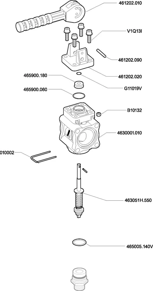 ARAG - 463051 - SECTION VALVE 13 MM