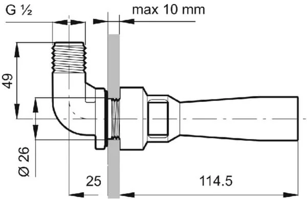 Arag - 502010 - Tank Agitator With 90 Coupling