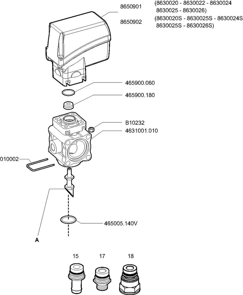 ARAG - 8630026 - ELECTRIC PROP. VALVE 25 L/M