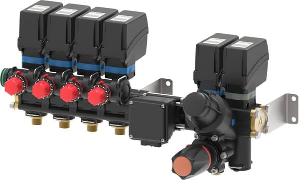ARAG - 881B14254B - Orchard solenoid valve block for computer 4 sections