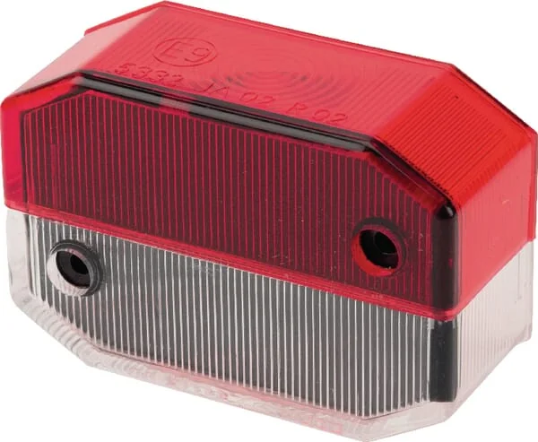 Aspöck - 188165037 - Light Lens, Red/White LH/RH/Rear Aspöck