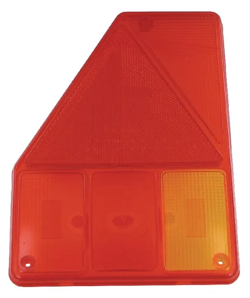 Aspöck - 188440007 - Light Lens, Amber/Red Rear/Left Aspöck