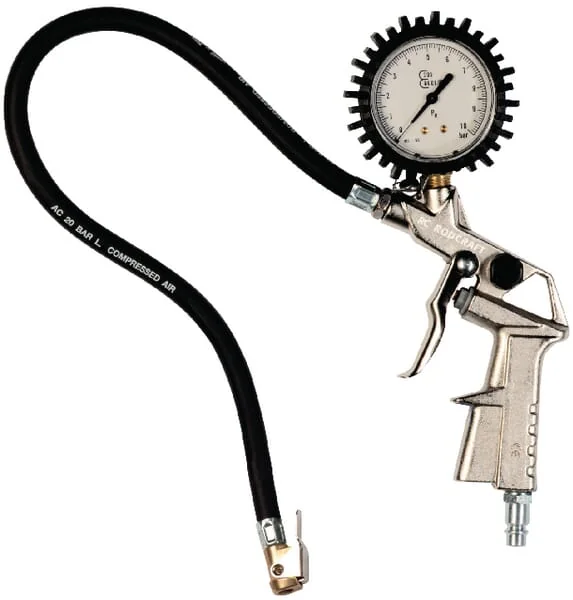 Automate - AM808150 - Tyre Filler With Pressure Gauge Calibrated 10 Bar