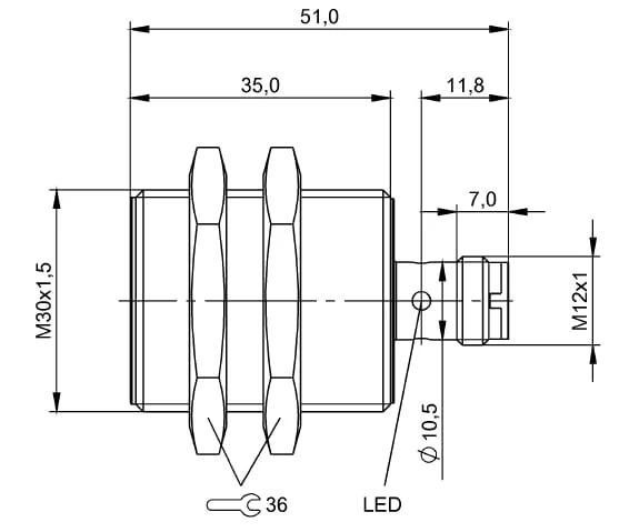Balluff - BES03KL - Inductive Proximity Switch