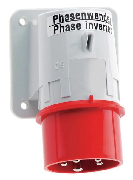 Bals - B002602 - Cee Machine Plug 16A 5P 400V IP44, Phase Inverter